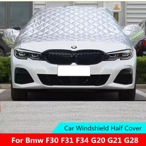 For Bmw F30 F31 F34 G20 G21 G28 3 Series Windshield Mirror Cover Cotton Wool Sun Shade Protector Win