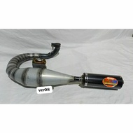 Vespa Exhaust Exhaust carbonBIG 0.9mm 150_187cc brand vcr08