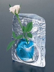 東洋佐佐木 - 藍色花瓶 - 日本東洋佐佐木玻璃