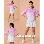 Women's oversized number jersey 94 dallas pink