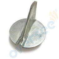 Oversee 6E5-45371-00 Zinc Trim Tab Anode For Yamaha Outboard Motor 90HP 115HP 150HP 175HP 6E5-45371-