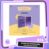 DICON x BTS / Seventeen / NCT 127: 101 Photocards - Custom Book Binder