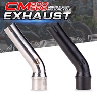 Slip-on Mid Pipe Link For Honda CM500 CM300 Rebel CMX Exhaust Modification Connect to 51MM/2" I.D Mu