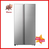 ตู้เย็น SIDE BY SIDE HISENSE RS670N4AD1 19 คิว สีเงินSIDE-BY-SIDE REFRIGERATOR HISENSE RS670N4AD1 19CU.FT SILVER **สินค้าแนะนำ**