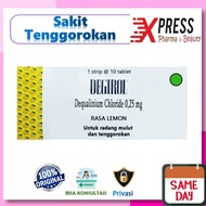 ⚡XPRESS⚡ 10 tablet Degirol Tablet Hisap Troches - Permen Sakit Tenggorokan FG