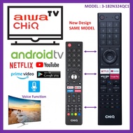 Aiwa Chiq Android Smart TV Remote Control 3-182N324QC1 Aiwa Chiq Original Smart TV Youtube Netflix R