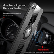 Casing Huawei Nova 2 Lite Hard Phone Case Metal Finger Ring Holder For Huawei Nova 2Lite