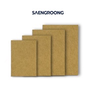 Saengroong Brown Cover Notebook Eye-Friendly Texture Size (A5/A6/B5/B6) 30 Sheets/1 Book