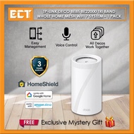 TP-Link Deco BE85 BE22000 Tri Band Whole Home Mesh WiFi 7 System - (1 / 2 / 3 Pack)