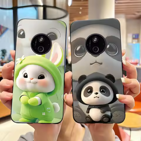 Case For Nokia 110 4G 2024/HMD 110 4G/Nokia 125 4G 2024 Aesthetic Shockproof Soft Silicone Black Cas