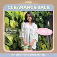Semi Transparent Oversized Shirt Byneeth