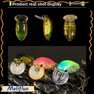 MELIFLUO Mini Sinking Minnow Lure, Wide Tongue Plate Hard Bait Design Cicada Insect Hard Baits, Mini