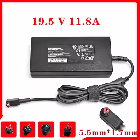 230W 19.5V 11.8A AC Charger For Acer Predator Helios 300 PH315-53 PH315-54 PH317-55 PT515-52 Laptop 