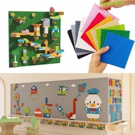 MOCHO DIY Blocks Wall, Plastic 16X16 Dots Building Blocks Base Plate, Assembly Part Educational Colorful Wall Background Children