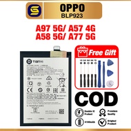 Battery Bateri Compatible For OPPO A97 5G/A58 5G/A77 5G /A57 4G 2022 CPH2387  BLP923  5000mAh