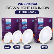 Valescom Inbow LED Downlight 6W 9W 12W 18W White 6500K LED Ceiling Light Downlight LED Downlight 6 I