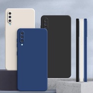 Casing Samsung A70,A70S solid color Samsung A70 Simple plain color anti drop silicone protective cas