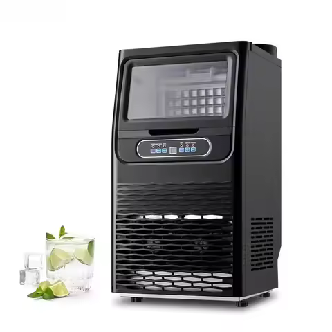 Customize Ice SKF-AT70FT Automatic Tube Ice Maker with Compressor Engine & PLC 5kg Storage 70LBS/24h