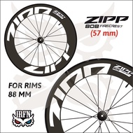 Zipp 808 firecrest sticker 57 Mm wide