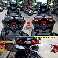 ครอบไฟท้าย สีใส สีสโมค สำหรับ Yamaha Xmax 300 2023 --- กรอบไฟท้าย New Xmax300 2023