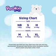 Pookio Adhesive Type Diapers/Baby Kids Pants Diapers Pampers Premium Thin NB S M L XL