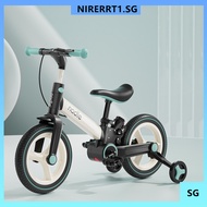 Children's Bicycle Balance Bike 2-in-1 1-3 1-6-year-old Girl Boy Pedal Folding Bike nirerrt1.sg