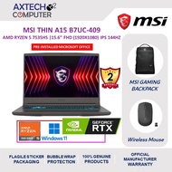 MSI Thin A15 B7UC-409 15.6'' FHD Gaming Laptop Cosmos Gray ( Ryzen 5 7535HS, 16GB D5, 512GB SSD, RTX