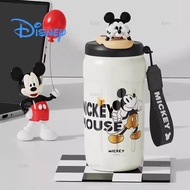 Disney Cup Portable Coffee Cup Mickey Mouse Thermos Cup Student Cartoon Water Cup 314 Stainless Stee