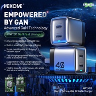 MECHA GAN 40 WATT WESJOME WPU02 ADAPTOR 40W CHARGER HEAD/ FAST CHARGING 2 TYPES C