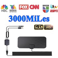 Kebidumei 8K Indoor 3000 miles Digital HDTV Antenna TV Aerial With Amplifier booster DVB-T2 ISDBT Satellite Dish Signal Receiver TV Receivers