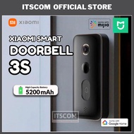 Xiaomi Smart Doorbell 3S | Remote monitoring | 5200mAh battery | 2K resolution | IP65 water resistan
