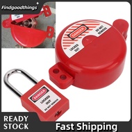 findgoodthings Valve Lockout and Safety Padlock Combination  1.1-3.15 inch Lock Out Tag Door Knob Co