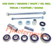 SUZUKI TXR150 PANTHER GAMMA GAMA FRONT REAR BEARING HUB RIM BUJUNG SPROCKET BUSH MOUNTING COLLAR TYR