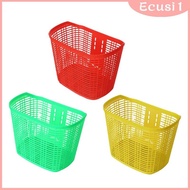 [Ecusi] Bike Basket Front Basket Bike Accessories Bike Pannier Pet Carrier Storage Basket Picnic Folding Bike Riding