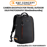 K&amp;F Camera Backpack for Travel Outdoor DSLR Photography กระเป๋ากล้องสะพายหลังมีช่องเปิดหลักขนาดใหญ่ (KF13.140)
