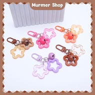 GANTUNGAN GK-1989 Resin Keychain Star Bell Star Keychain Mini Small Unique Bag Sound
