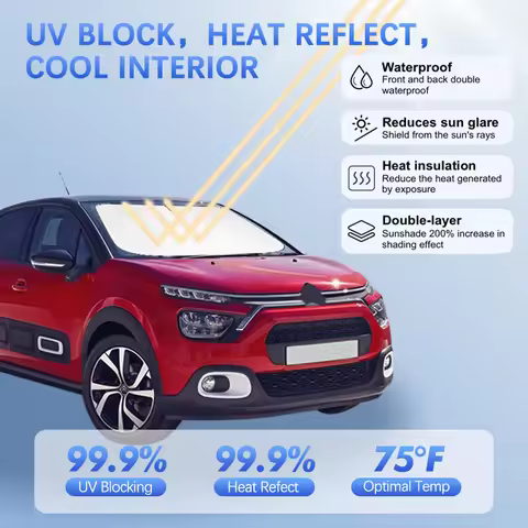 Car Windshield Sun Shade For Citroen C3 C4 C1 C2 X EC3 Sunshade Sun Visor Protector Blocks UV Rays S