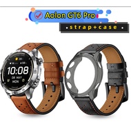 Aolon GT6 Pro case Screen protector Aolon GT6 Pro strap leather strap Sports wristband