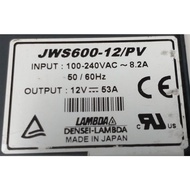 JWS600-12/PV Power Supply TDK Landa NEMIC-LAMBDA Output 12V 53A Input 100-240V