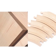 KAYU 88pcs Electric Train Diorama Wooden Track Set - Electric Train Track toy with Wooden Track Pret