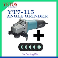 YETOS YT7-115 ANGLE GRINDER