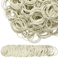 50/100/300/500Pcs White Rubber Band Paper Bills Dollars Money Elastic Stretchable Bands Size 38mm 1.
