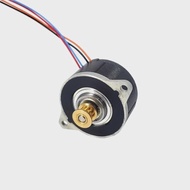 MOONS 0.9 Degree Mini 36mm Round Hybrid Stepper Motor Micro 2-Phase 4-Wire Stepping Motor Pulley Whe