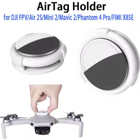 AirTag Holder Mount Drone Anti-lost for MINI 3 Pro DJI FPV/Air 2S/Mini 2/Mavic 2/Phantom 4 Pro/FIMI 