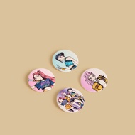 Max Fashion Pack Of 4 - Kpop Demon Hunters Print Brooch