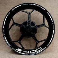 A Set Motorcycle Wheel Hub High Quality Decal Decoration For Kawasaki Z400 Logo Protection Rim Stick