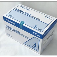 TERUMO SYRINGE 3CC (3ML) LUER LOCK WITH NEEDLE 100S 3ML/CC 23G X1 1/4" (0.60 X32MM) 1 PCS