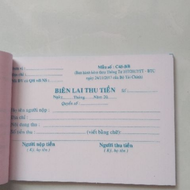 Combo 10 quyển biên lai thu tiền 2 liên mẫu C45 100 tờ không cần dùng giấy than