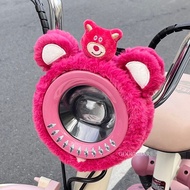 Electric car plush front hanging ornaments cute Zo 电动车毛绒车头挂饰可爱动物城朱迪尼克电瓶车前置仪表台装饰摆件S3L