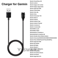 Charging Cable For Garmin Venu 2 Venu SQ Dock Cradle Forerunner 745/935/945 Charger For Fenix 5/5S/5X 6/6S/6X